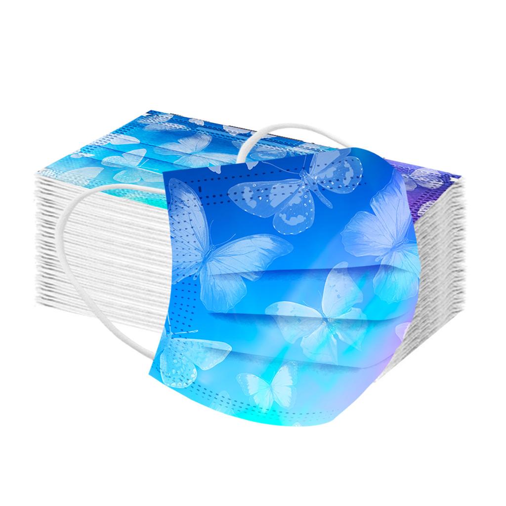 Детская детская маска Одноразовая маска для лица Промышленная 3-слойная ушная петля 50 шт. Маска