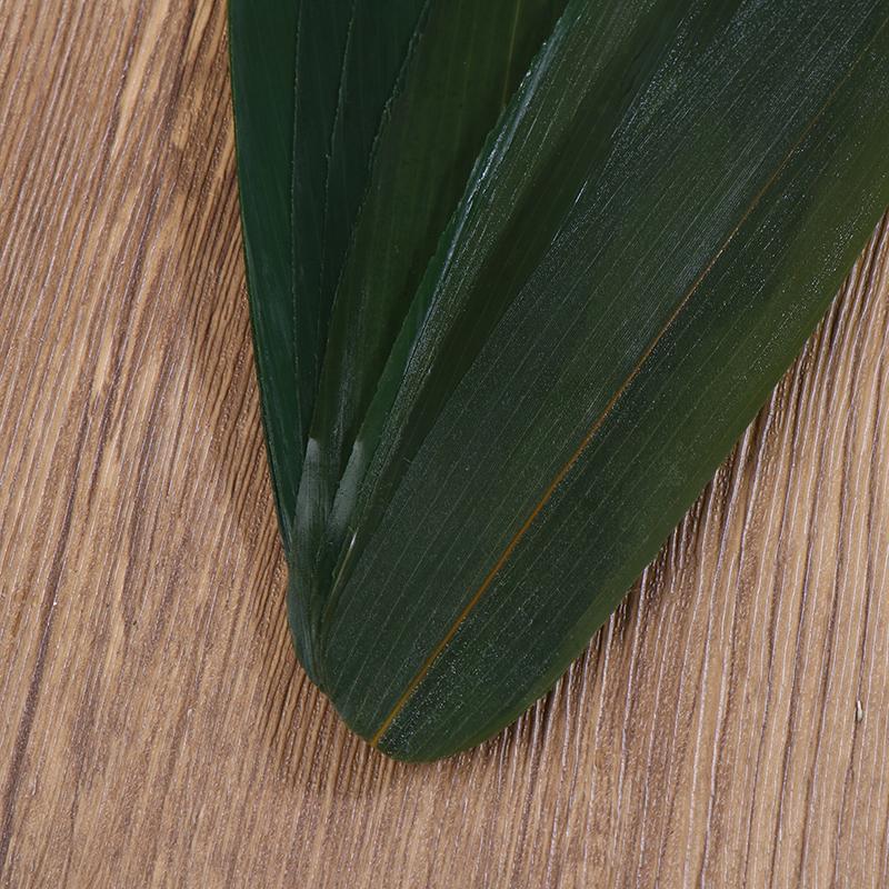 100Pcs Sushi Bamboo Leaves Sashimi Dish Leaf Ornament Home Decor Serving Disposable Plates Artificial Fake Grass