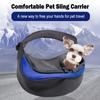 Dog Carrier Pet Sling Carrier Outdoor Shoulder Bag Cross-body Back Pet Dog Sling Carrier Breathable