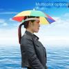 UV Protection Rain Umbrella Hat Foldable Fishing Headwear Cap Beach Umbrella Hat  Sun Shade