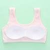 Бюстгальтер для девочек подросткового возраста, детский жилет, дышащее нижнее белье, топы без рукавов для девочек, бесшовные моющиеся бюстгальтеры с мягкой подкладкой для подростков