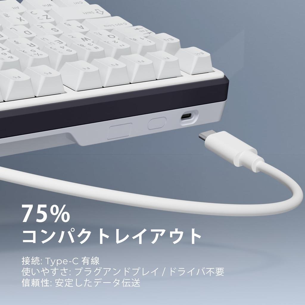 RK ROYAL KLUDGE X87 Игровая японская полупрозрачная PBT механическая компактная клавиатура с RGB-подсветкой, онлайн-драйвером, кремовыми переключателями, раскладка, колпачки для клавиш, клавиатура.