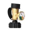 Propane Tank Gauge Level Indicator Brass Propane Pressure Gauge for 5-40lb Tanks