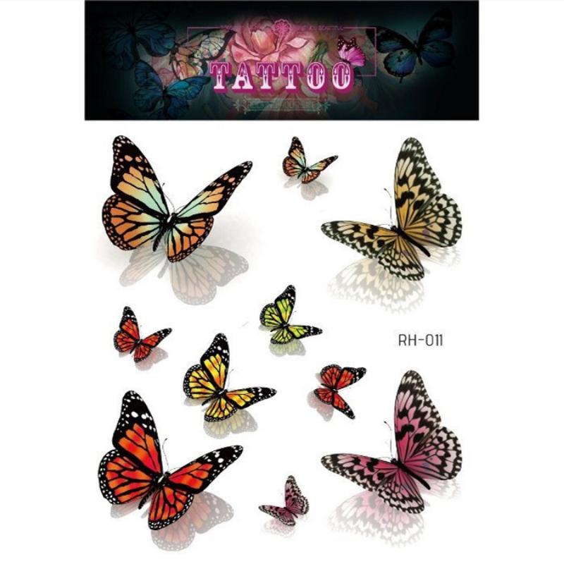 Татуировки с черной розой для женщин, большой размер, сексуальный дизайн с цветочным узором, водонепроницаемые поддельные татуировки для рук, боди-арт, рукав, наклейка для тела