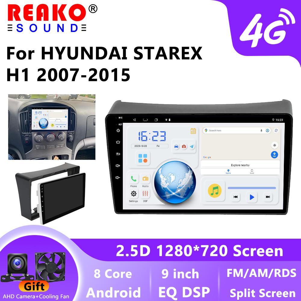 Reakosound Навигация GPS автомобильный видео мультимедийный плеер для Hyundai H1 Grand Starex 2007-2015 carplay WIFI DSP IPS экран