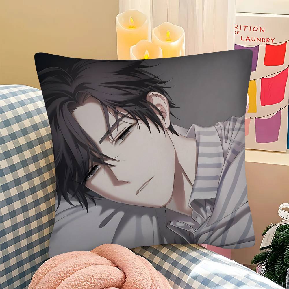 1 шт. Чехол на подушку Mystic Messenger 707 Jumin Han Модный квадратный чехол на подушку Спальня Диван Гостиная Ins Декор Отдых
