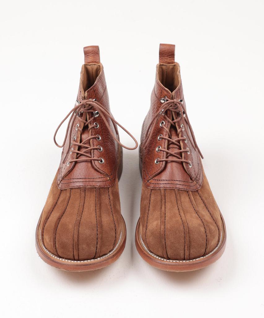 Brenowelt 705 Shrunken Brown Duck Boots Goodyear Welt [Suede Combi]