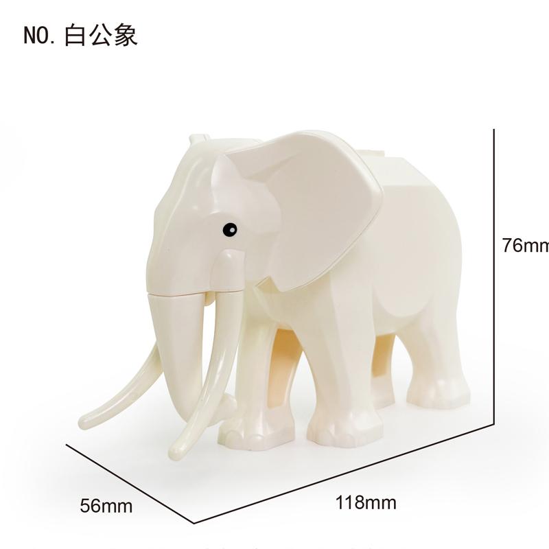 MOC Ферма Зоопарк Животные Строительные блоки Крокодил Акула Дельфин Шимпанзе Корова Леопард Развивающая игра Аксессуары Кирпичики Детские игрушки