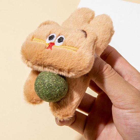 5 шт. Кошачий мячик с кошачьей мятой, жевательная игрушка, снятие скуки и стресса, интерактивная плюшевая кукла для котят, игрушка для прорезывания зубов и чистки зубов, товары для домашних животных