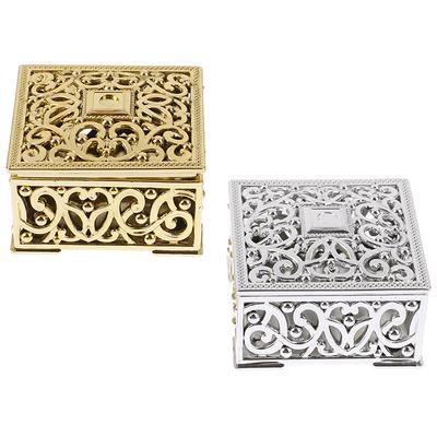 Пластиковая шкатулка для безделушек с сокровищами, квадратная коробка для конфет, сундук с сокровищами, коробка для свадебных подарков