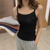 Теплый топ, женский жилет, сексуальная зимняя одежда, топ без рукавов, тонкий сплошной цвет, подтяжки для девочек