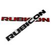 Автомобильный металлический корпус логотип наклейки значки эмблемы наклейка для Wrangler Rubicon Unlimited 4x4 JK JL JT 2021 2022 2023 2024 части