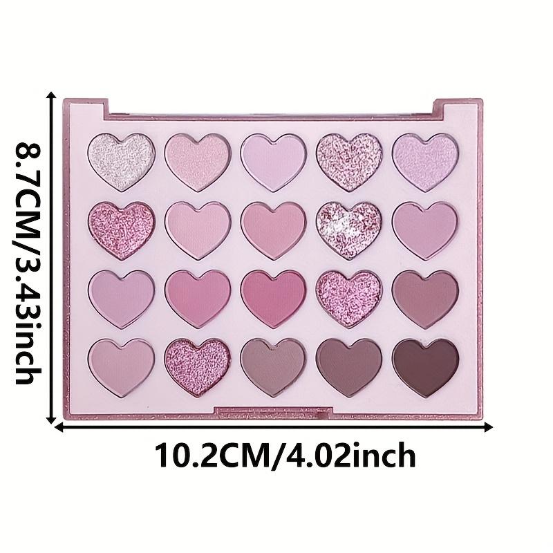 Палетка теней Sweetheart из 20 цветов, пудрово-коричневые матовые и с шиммером, искрящиеся и яркие, универсальная новинка для создания элегантного макияжа
