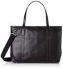 Tote Bag In Water Repellent Finish 21587 BK Black [Ebawin] [Made Japan]