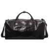 Unisex PU Leather Fitness Duffle Bag for Business, Yoga, or Swim - Large Capacity, Handheld/Shoulder Style