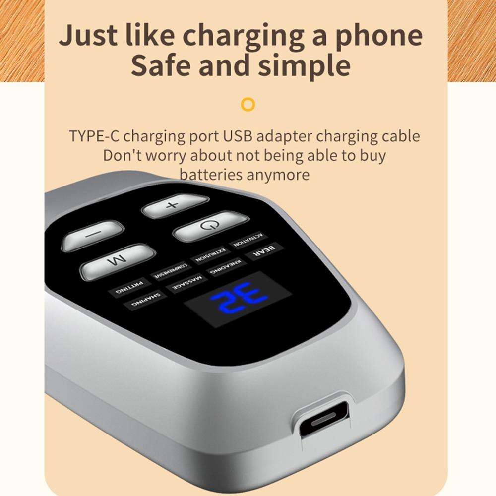 Складной массажер для циркуляции крови в ногах Электрический коврик-стимулятор мышц стопы Снятие давления