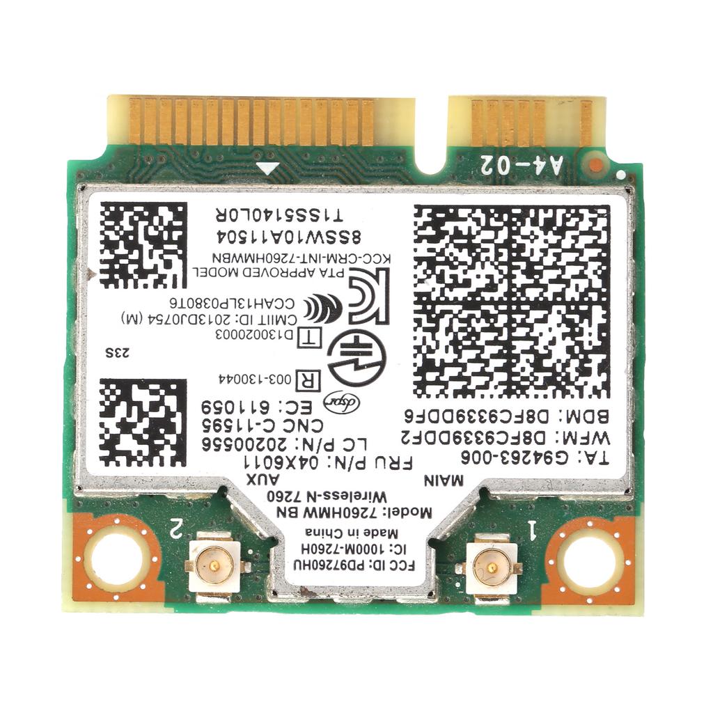 Беспроводная карта Mini PCIE Wifi BT 4.0 для Intel 04x6011 04w3815Lenovo k4350 k4250 7260HMW bn