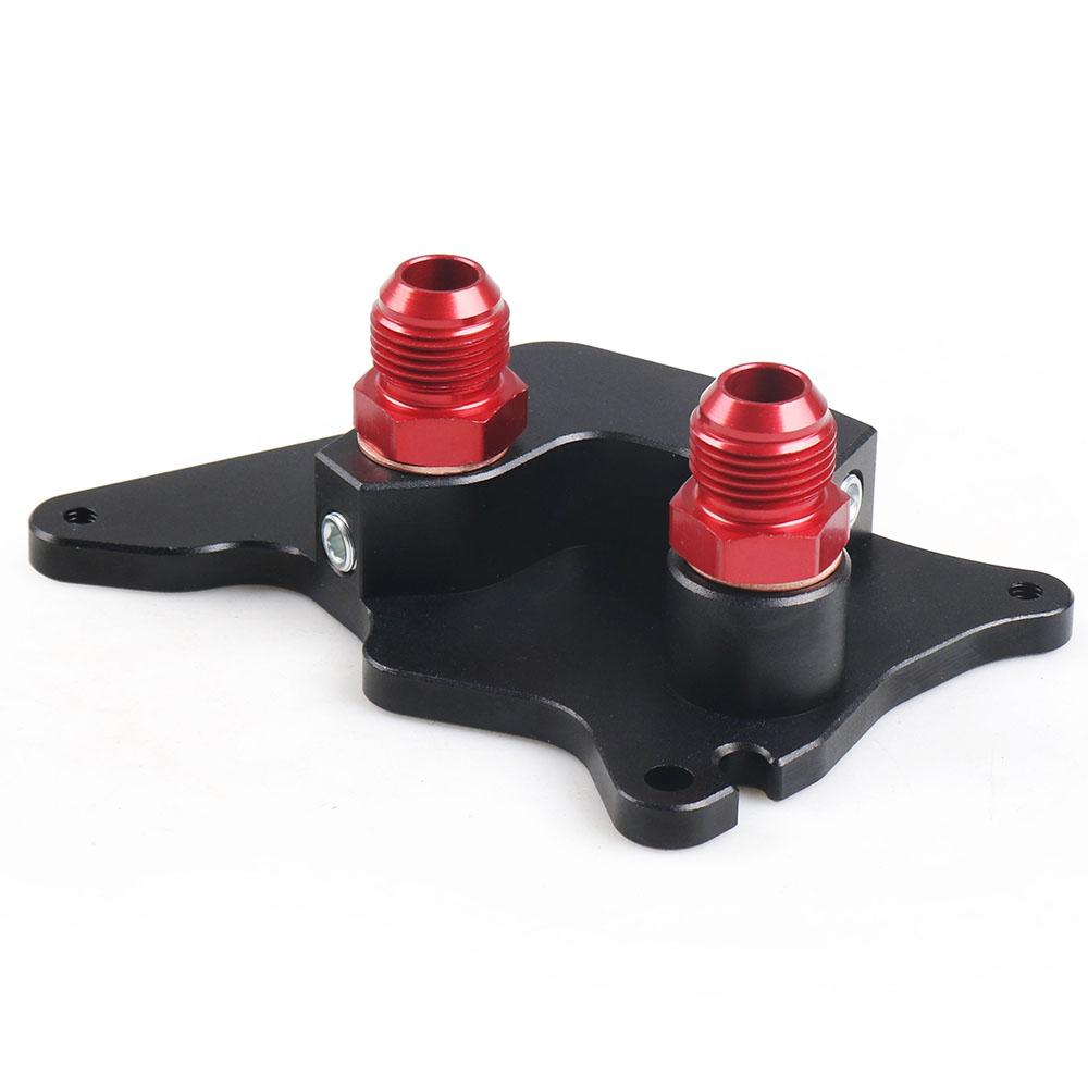 Aluminum Oil Filter Oil Cooler fitting Adapter Fit for BMW MINI COOPER S SUPERCHARGER R56 With AN10 Fittings Oil Adapter