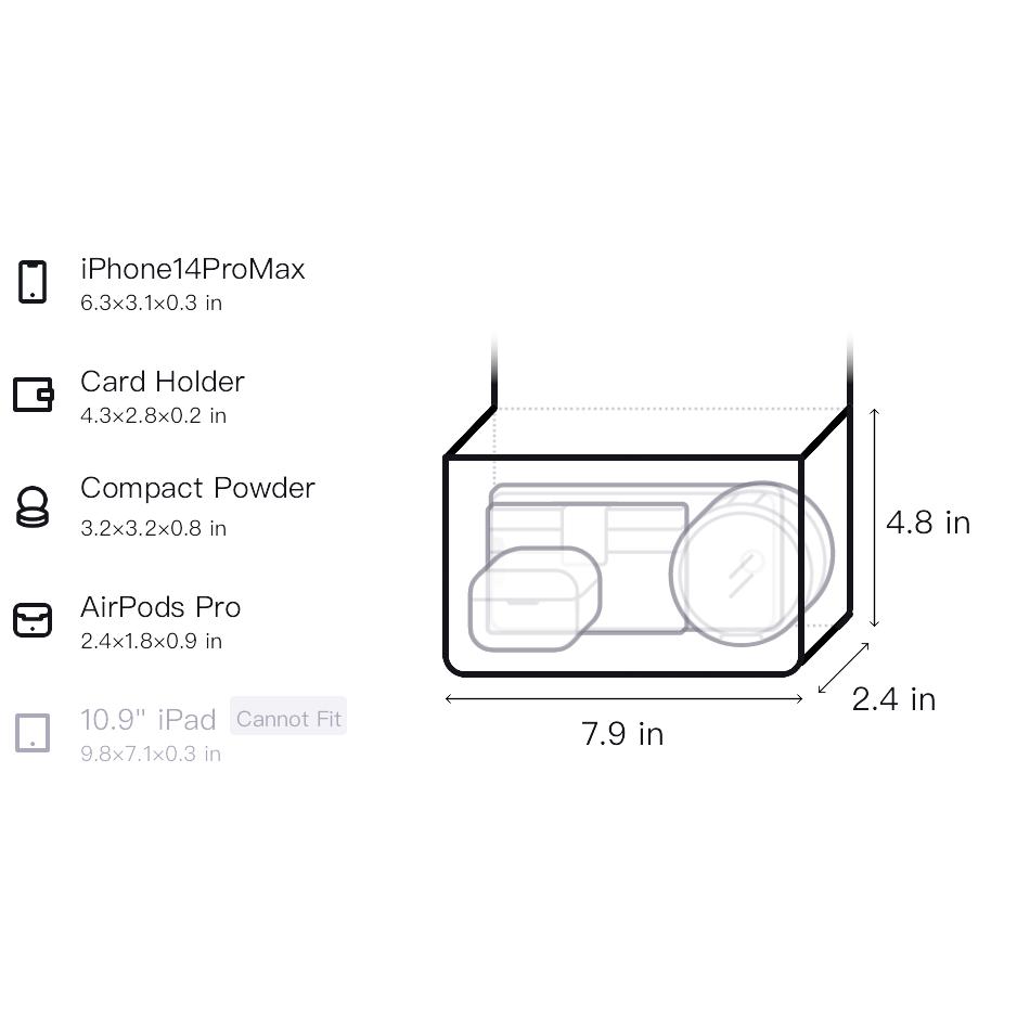 New COACH Swinger Cow Leather Pochette, Shoulder Bag, Handbag Women's Pink White C2643-B4HA