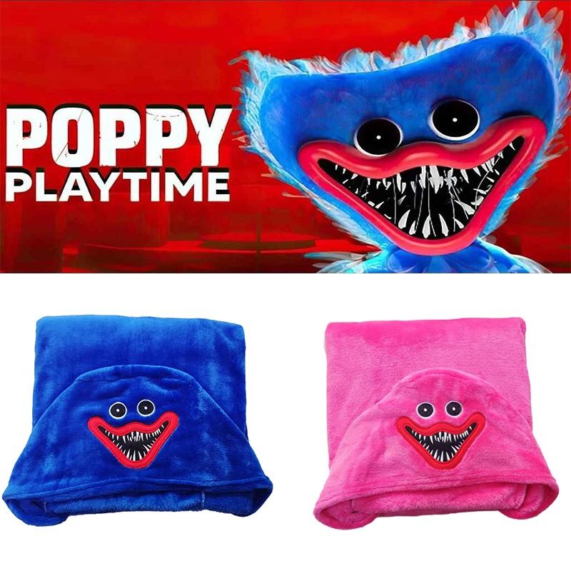 Плюшевое одеяло-худи большого размера Poppy Playtime. Оставайтесь в тепле весь день!