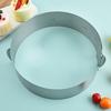 Adjustable Cake Ring for Baking And Decorating Stainless Steel Baking Tool for Desserts Versatile Round Cake Mold for Home Bakers