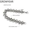 Personalized Chunky Gold Plated Chain Necklace Hip Hop Stainless Steel Necklace Bracelet Sets Fashion Jewelry