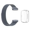 Ремешок для Xiaomi Redmi Watch 3 Active/3 Lite с мягким ТПУ-чехлом и защитой экрана, сменный металлический миланский магнитный ремешок
