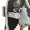HERMES Valparaiso PM Tote Bag Flap Bag Hand Bag cotton / Leather Black