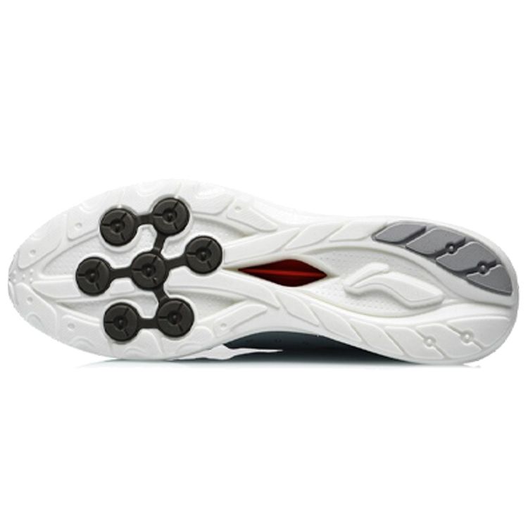 Li-Ning Легкие амортизирующие нескользящие прочные низкие кроссовки для бега мужские кроссовки рок-серые ARBR001-2