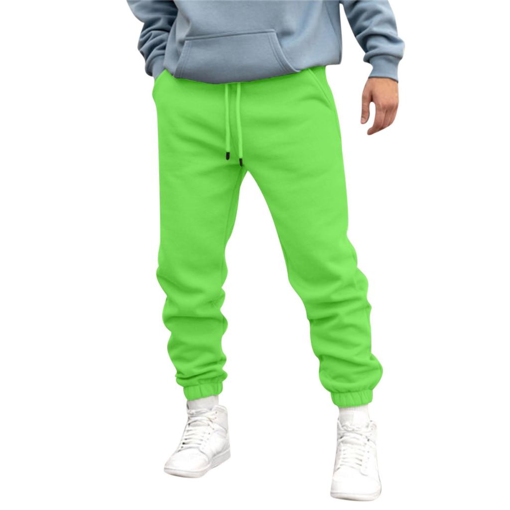 Модные мужские спортивные цветные повязки, повседневные свободные спортивные штаны на шнуровке