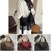 Модная бахрома Большая вместимость 2024 Новая Ретро Популярная Женская Простая Одноплечевая Наплечная Сумка