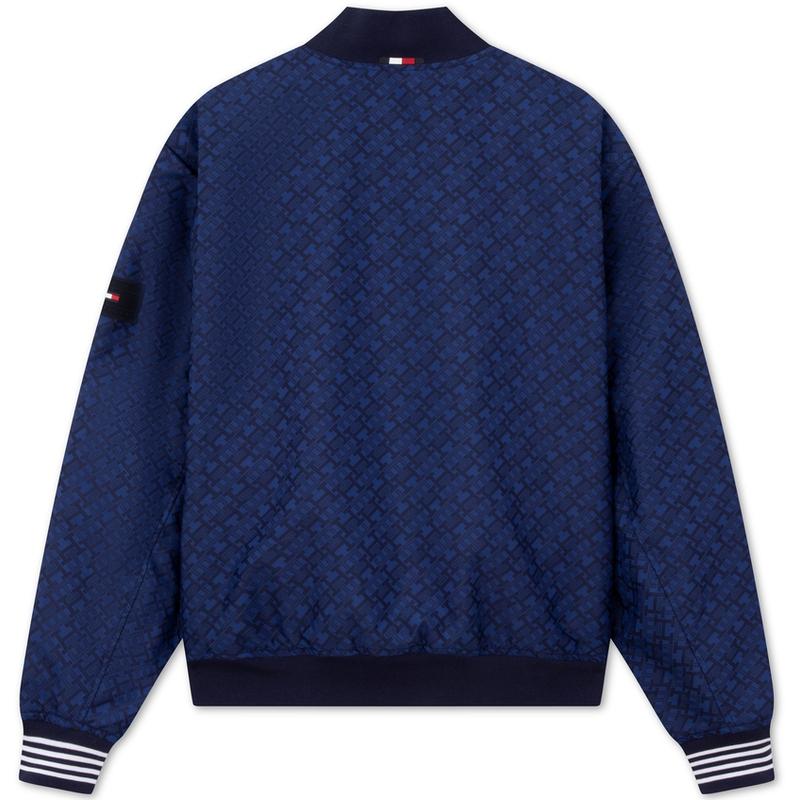 Tommy Hilfiger logo-embroidered bomber jacket MW0MW34451-DW5