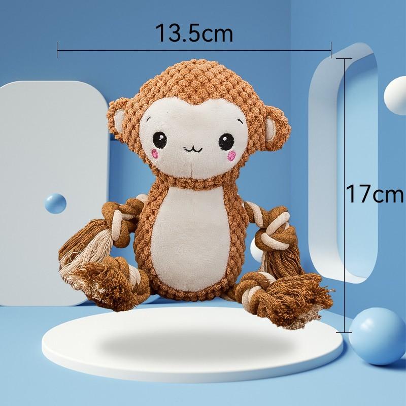Игрушки для собак, издающие звуки, устойчивые к скрежету зубов, для дрессировки скуки в одиночестве, для щенков, золотистых ретриверов, для больших собак, для кукол