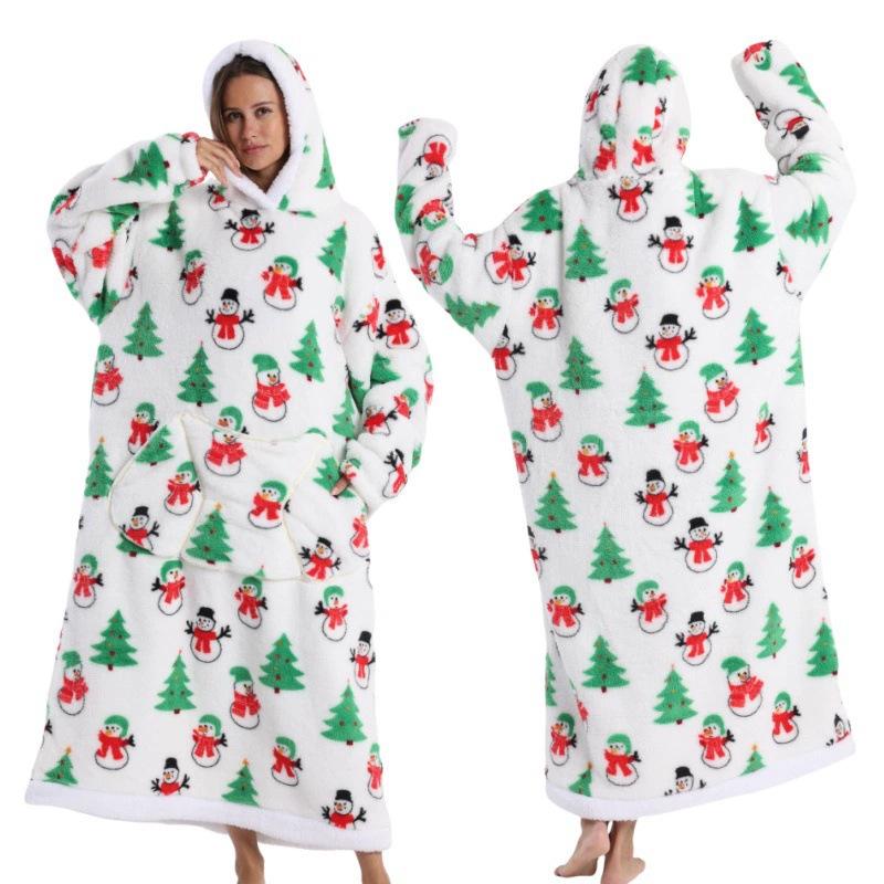 Осенне-зимний спортивный и досуговый теплый ТВ-плед для пожилых женщин, плюшевый, удобный, мягкий халат, теплый пушистый халат