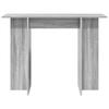 Console Table Grey Sonoma 100 x 30 x 75 cm Particleboard