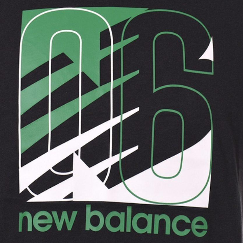 New Balance Футболка мужская черная MT11909-BK