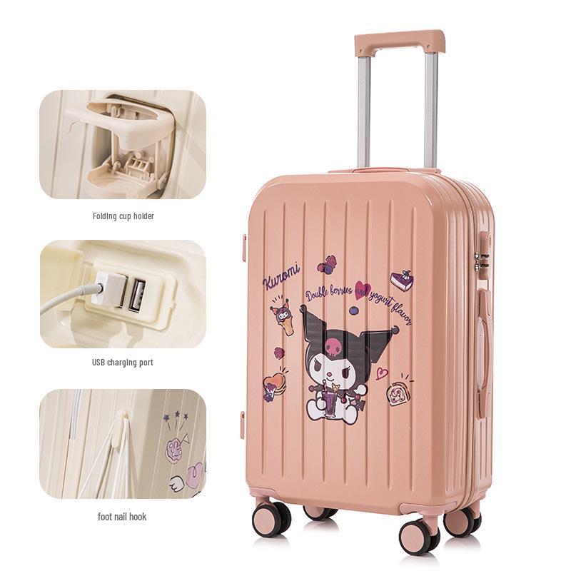 2025 New Cabin Size Luggage: Trolley Case with Combo Lock for Women, Men, and Kids