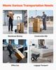 Hand Truck, 226.9 kg Load Capacity, Heavy-Duty Hand Truck Dolly with Non-Slip Wheels & Handle, Aluminum Alloy Portable Trolley Dolly with Tie-down