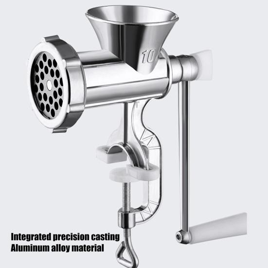 Ручная мясорубка 3-в-1 с насадкой для набивки колбас, настольным зажимом, мясорубка, ручная мясорубка, домашний инструмент для обработки мяса