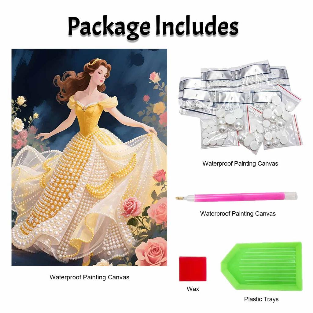 Disney Набор жемчужной живописи Belle Ручная работа DIY Декорация для дома Картина