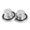 New 2Pcs Oil Drain Sump Plug For Vauxhall/Opel Agila Astra Corsa Insignia 90502556