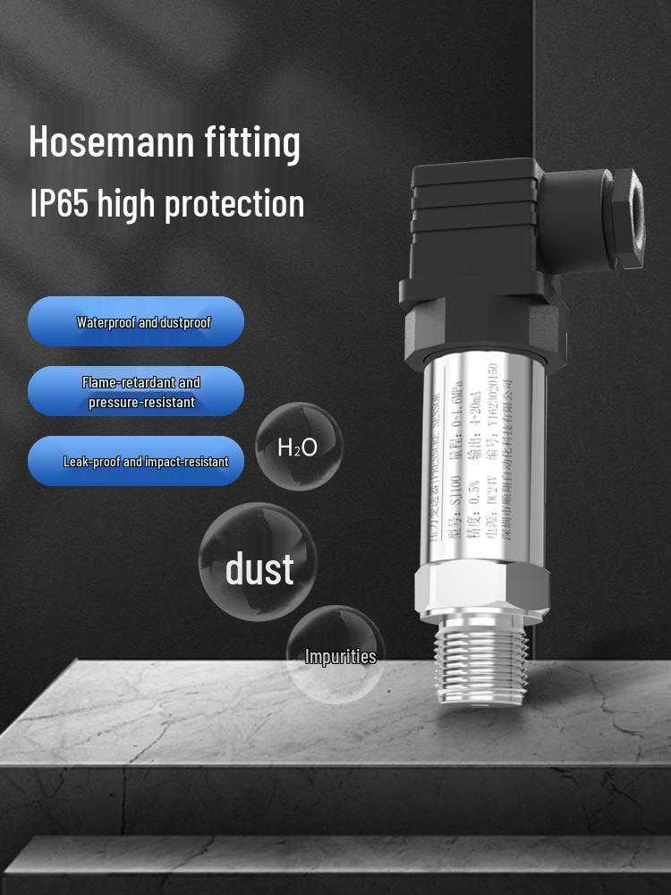 SJ100 Pressure Transmitter: 4-20mA Output, Silicon Sensor for Constant Pressure In Pneumatic and Hydraulic Systems