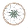 Wall Art Hanging Decoration Rustic Round Modern Iron Decor Sculpture for Indoor Office