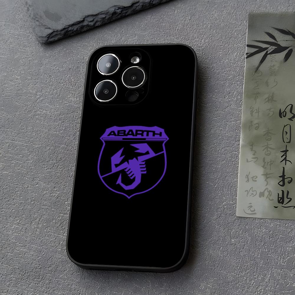 Чехол для телефона ABARTHess Funda Для iPhone 13 17 16 11 15ProMax 14 12 Pro Xs Max Mini Xr X 7 8 6 6s Plus Чехлы