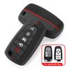 Car Key Fob Chain Case Cover Protector 4 Button Silicone For Ford F250 Fusion Escape Ranger Explorer Maverick Explorer 2018 2020