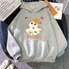 Not Too Spooky Very Demure Hoodies Cartoon Halloween Print Sweatshirt Ghost Print Top Men Women Clothes Long Sleeved Top
