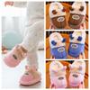 Thick Fleece Kids Winter Slippers Anti Slip Toddler Cotton Shoes Cartoon Plush Mules  Bedroom Wear