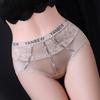 Women's 2024 Autumn/Winter Satin Lace Panties with 7A Grade Antibacterial Crotch, Style 402.