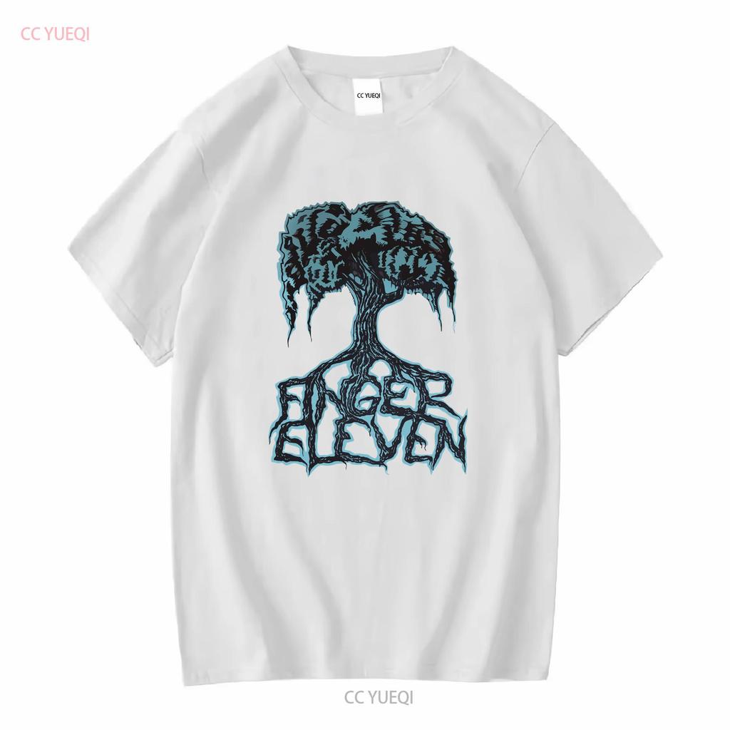 Finger Eleven Official Old Stock Merch Band Concert Music T Shirt Medium Long Sleeves Vintage Washed Designer Clothes Casual