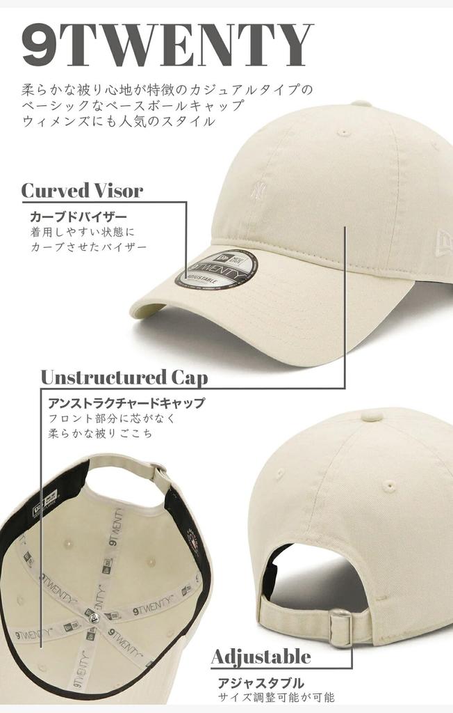 NEW ERA Cap 9TWENTY New York Yankees Micro Logo 14551014 N840TW267 white MLB Adjustable